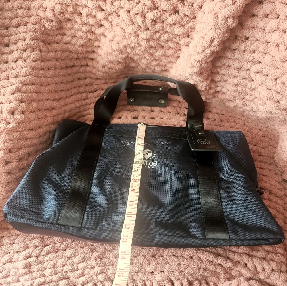 TUMI Navy Blue Travel Bag